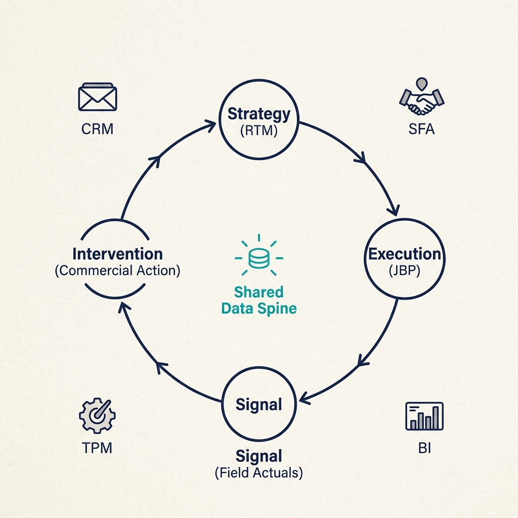 The Closed Loop: Why Architecture Beats Features in Commercial Operating Systems — Infoscend Knowledge Centre essay illustration