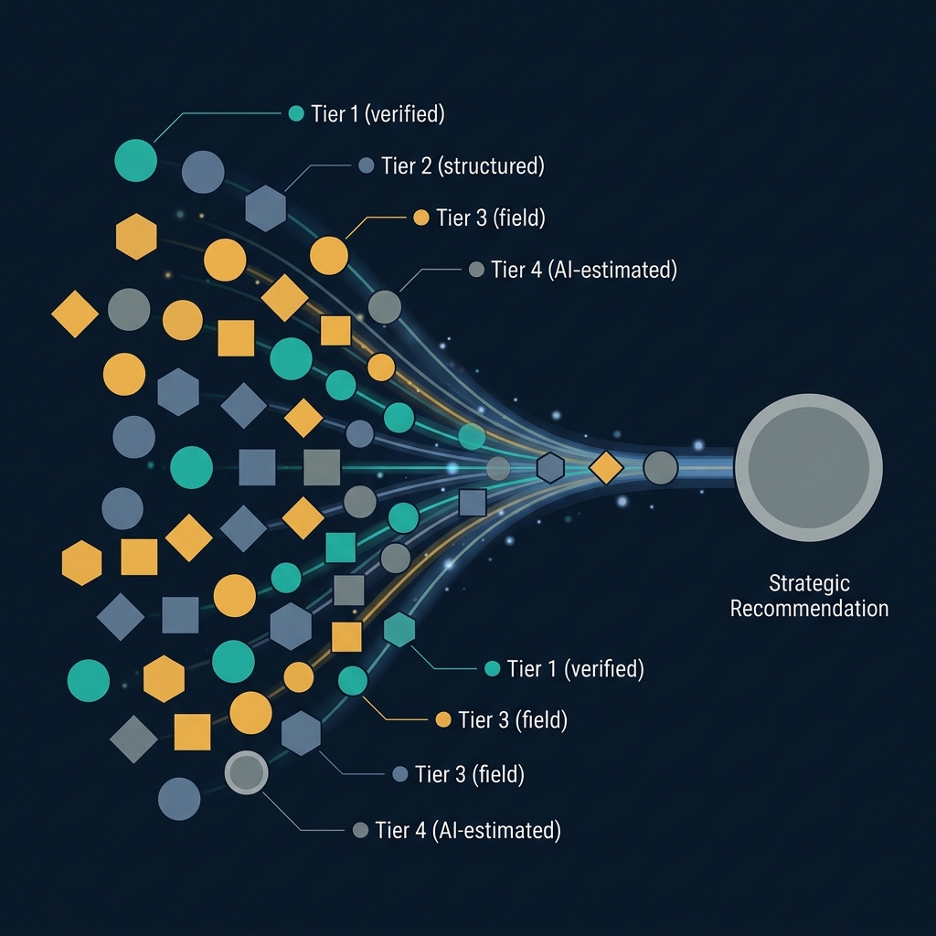 Confidence Tiers as a Commercial Discipline — Infoscend Knowledge Centre essay illustration