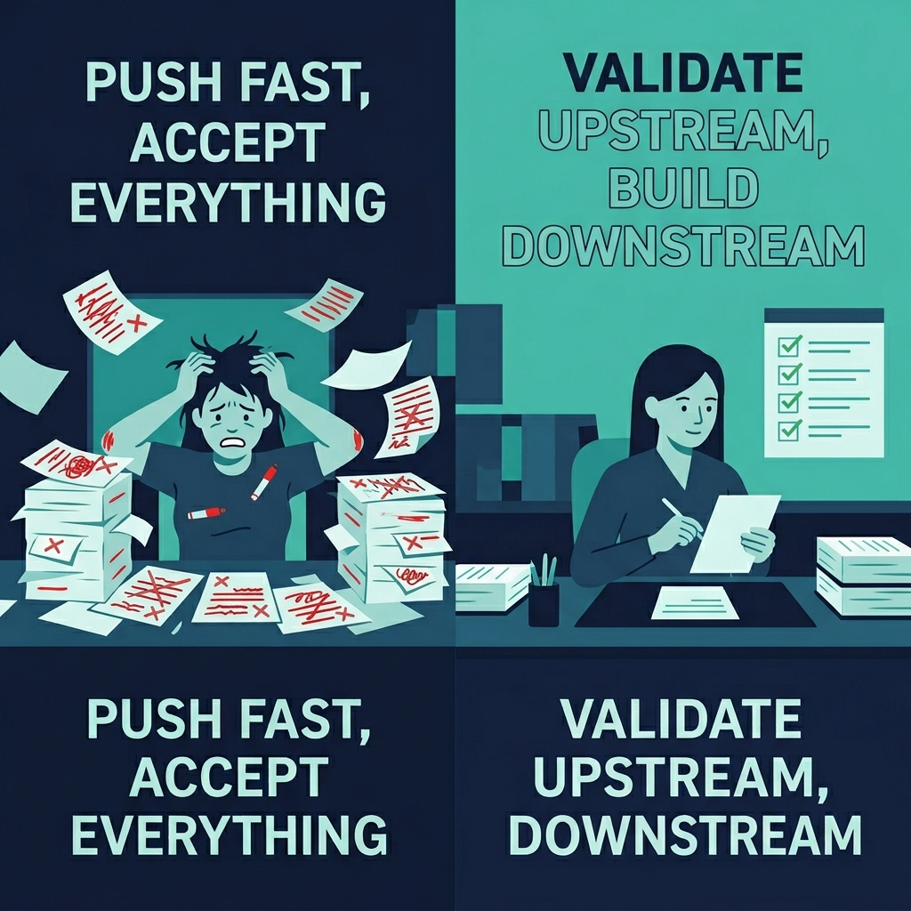 Consulting Discipline Beats AI Velocity — Infoscend Knowledge Centre essay illustration