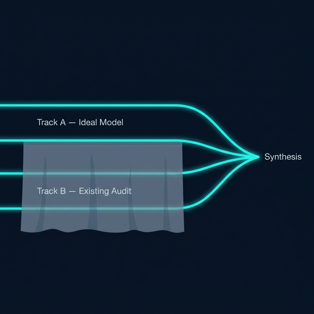 Incumbency Bias Is an Architecture Problem: The Case for Sealed-Track Strategy Work — Infoscend Knowledge Centre essay illustration
