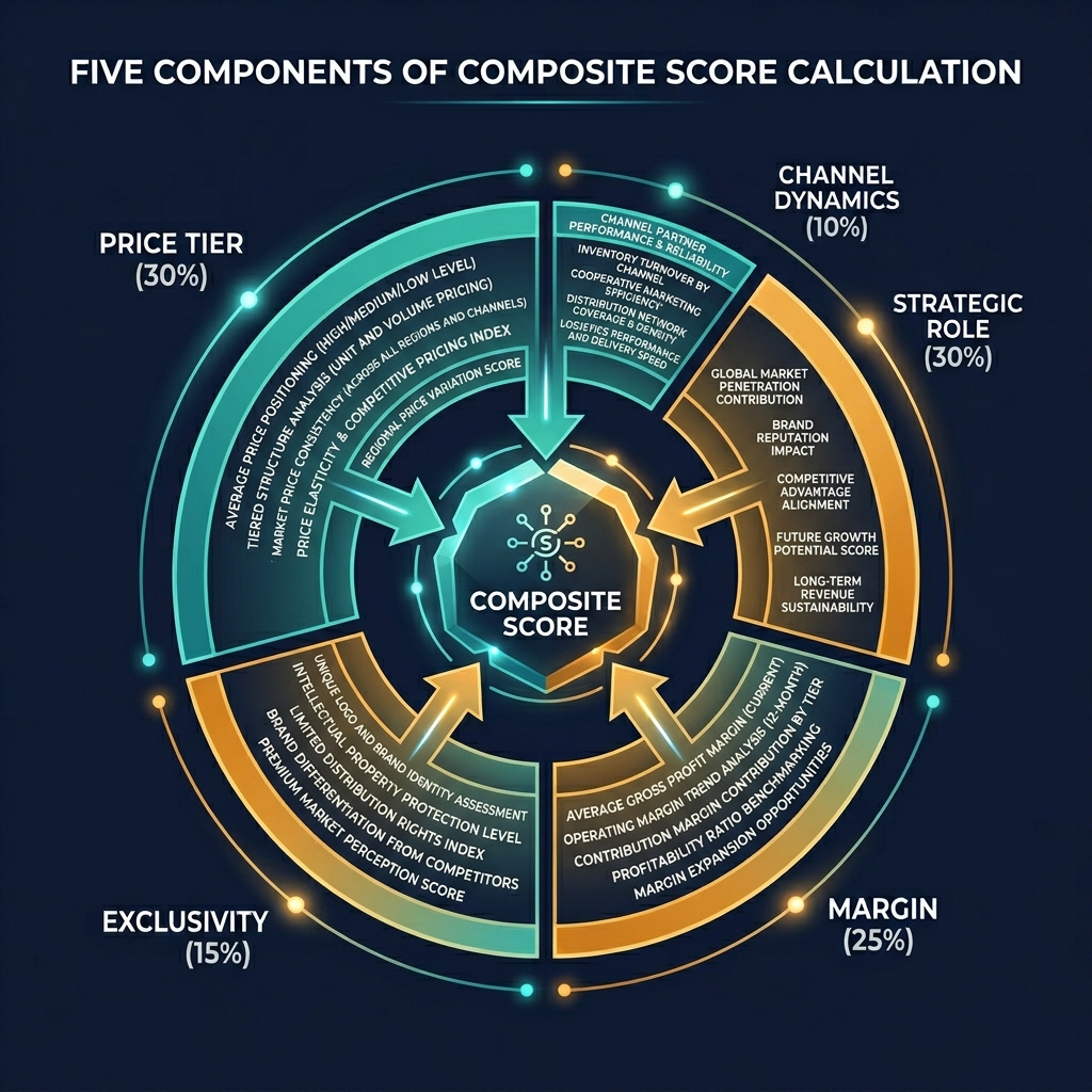 The SKU Channel Fit Score Started as a Weighted Average and Became a Portfolio Question — supporting visual 1
