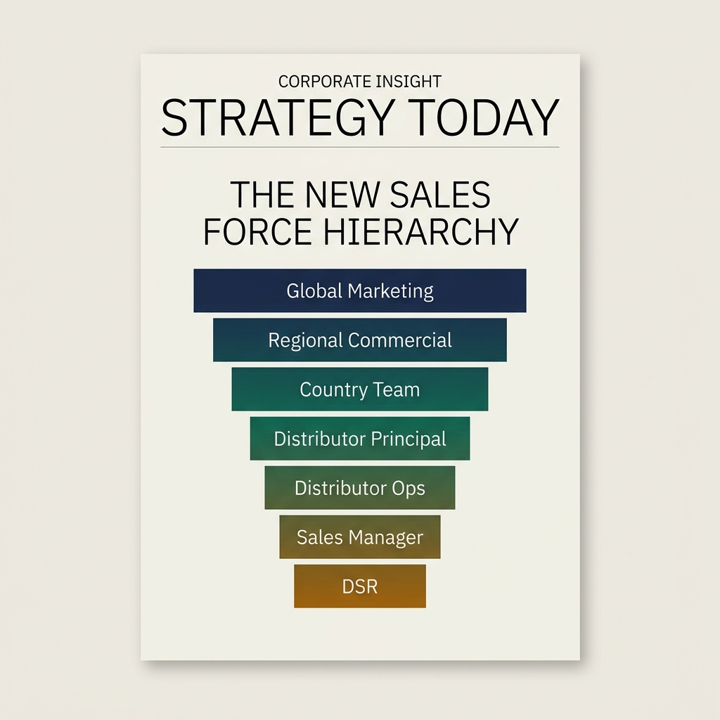 Why Strategy Disappears Between the Boardroom and the Shelf — Infoscend Knowledge Centre essay illustration