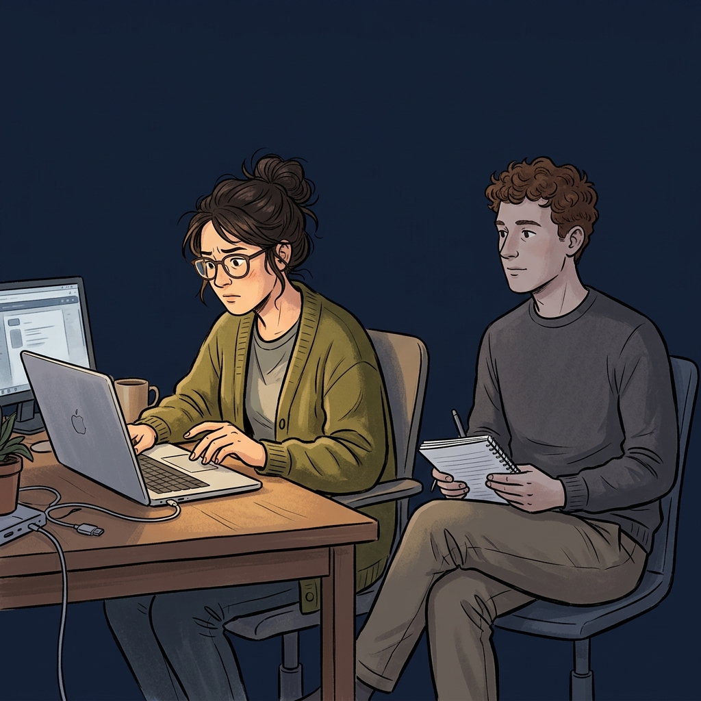 Stop Asking Claude to Evaluate Your Product - Put a Real Person Through It — Infoscend Knowledge Centre essay illustration